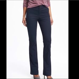 Old Navy Mid-Rise Boot-Cut Khakis